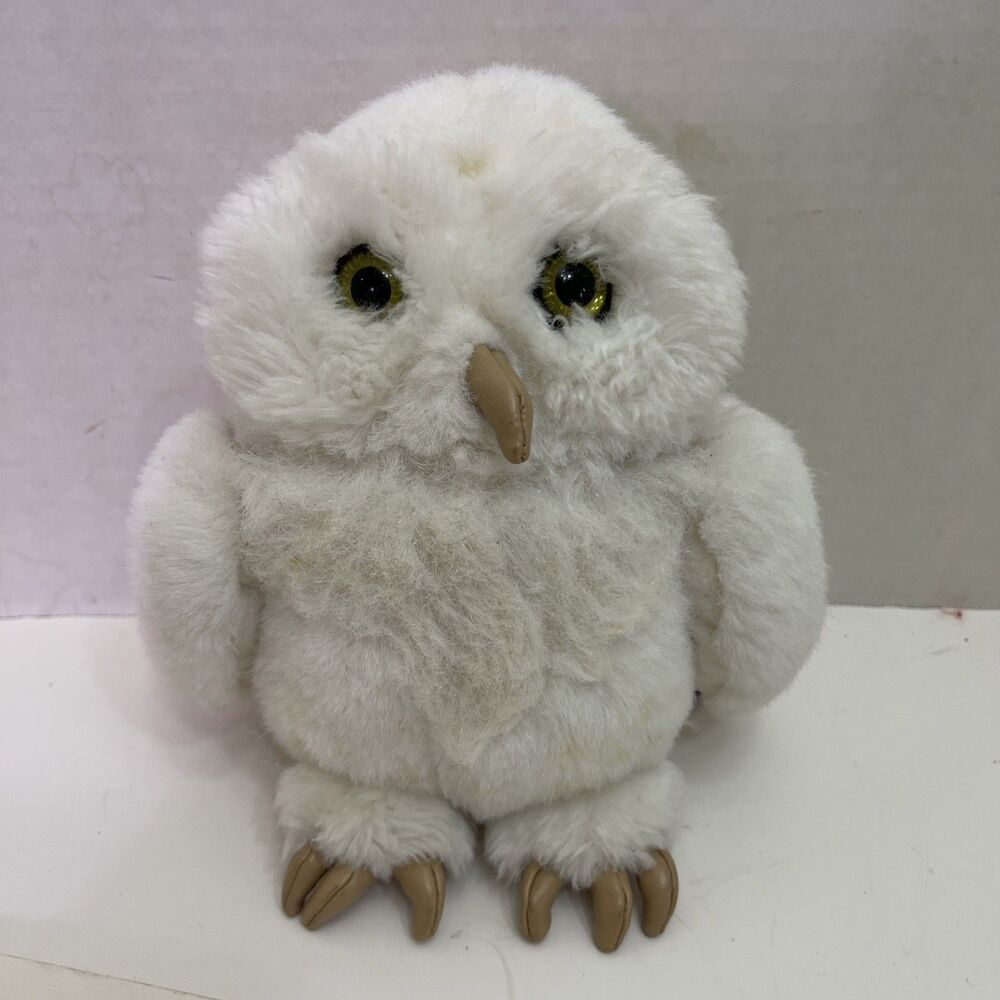 Gund Harry Potter Hedwig 7047 Plush White Owl Stuffed Animal 8”